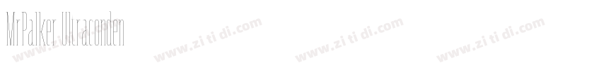 MrPalker Ultraconden字体转换